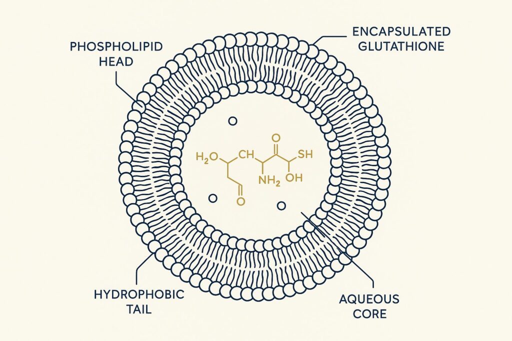 Liposomal Glutatione molecule