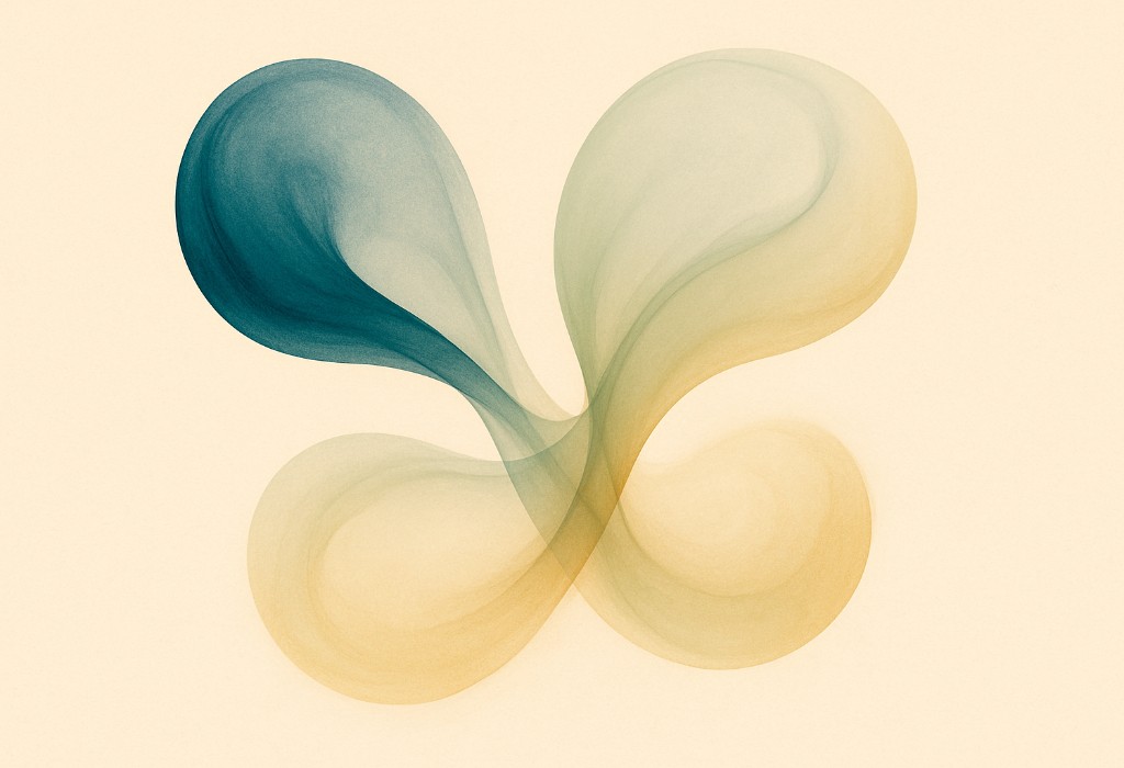 Beautiful abstract art illustrating teh importnace of holistic approach to health 