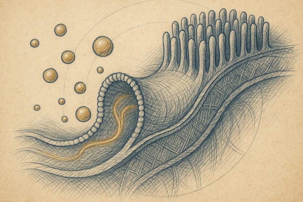LIPOSOMAL supplement passing the gut lining
